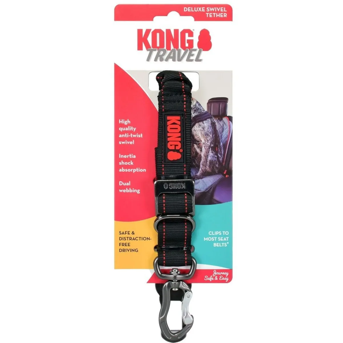 Deluxe turvavyö joustolla>Kong Hot
