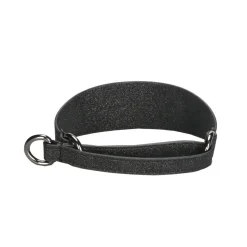 Leveä martingaalipanta , musta glitter>Collar of Sweden Discount