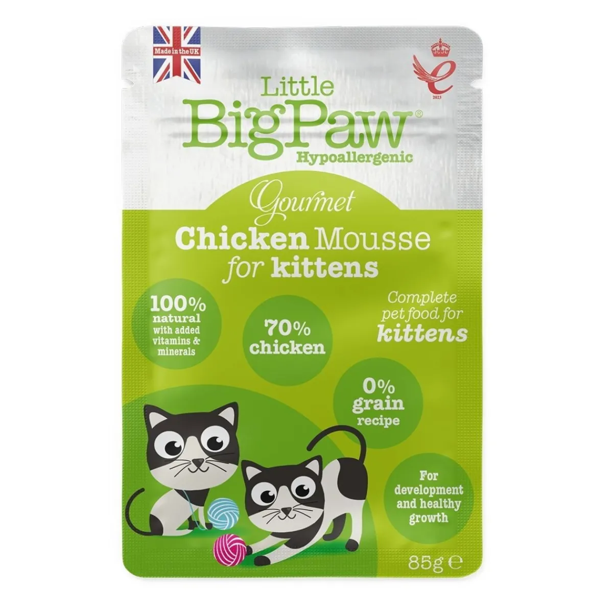 Gourmet Chicken Mousse Kittens 85g>Little BigPaw Discount
