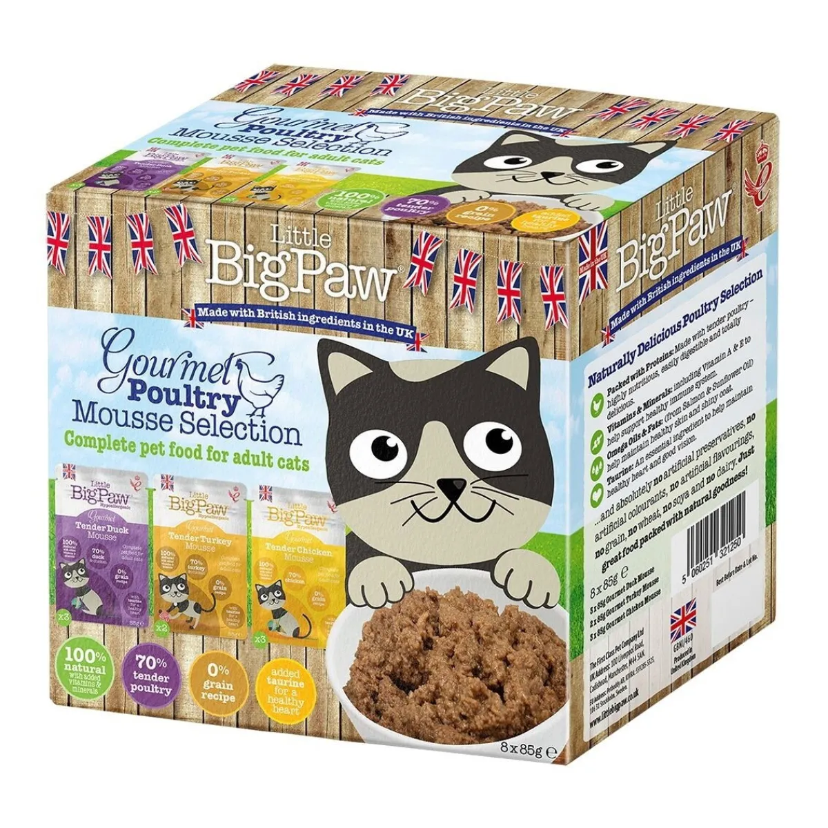 Gourmet Poultry Mousse Selection 8x85g>Little BigPaw Outlet