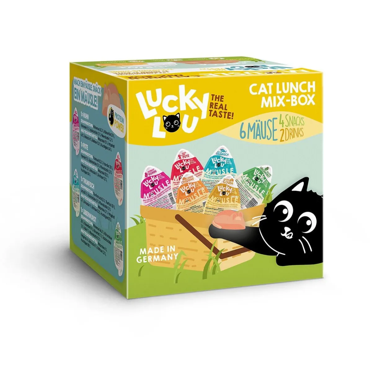 Mouse Cat Lunch 6 kpl Mix-Box>Lucky Lou Best