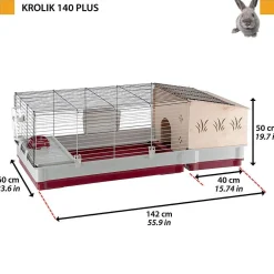 Marsun/kanin häkki Krolik 140 Plus>Ferplast New