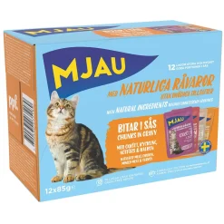 Multipack lihaa kastikkeessa 12 x 85 g>Mjau Hot