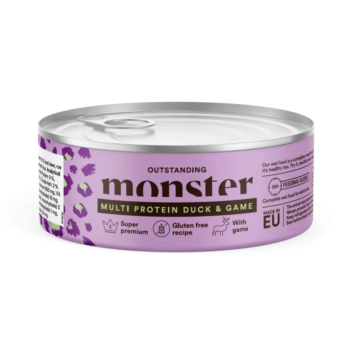Monster Cat Adult Multi Protein Ankka&riista 100g>Monster Pet Food Best