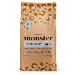 Monster Cat Grain Free Sterilized Kalkkuna & Kana>Monster Pet Food Online