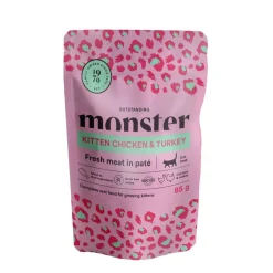 Monster Cat Kitten kana & kalkkuna 85 g>Monster Pet Food Outlet