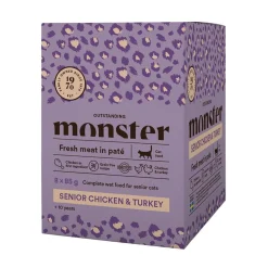 Monster Cat Senior kana-kalkkuna 85 g>Monster Pet Food Online