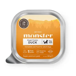 Monster Dog Adult Duck Patee 150 g>Monster Pet Food Outlet