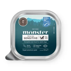 Monster Dog Adult Sensitive White Fish Patee 150 g>Monster Pet Food New