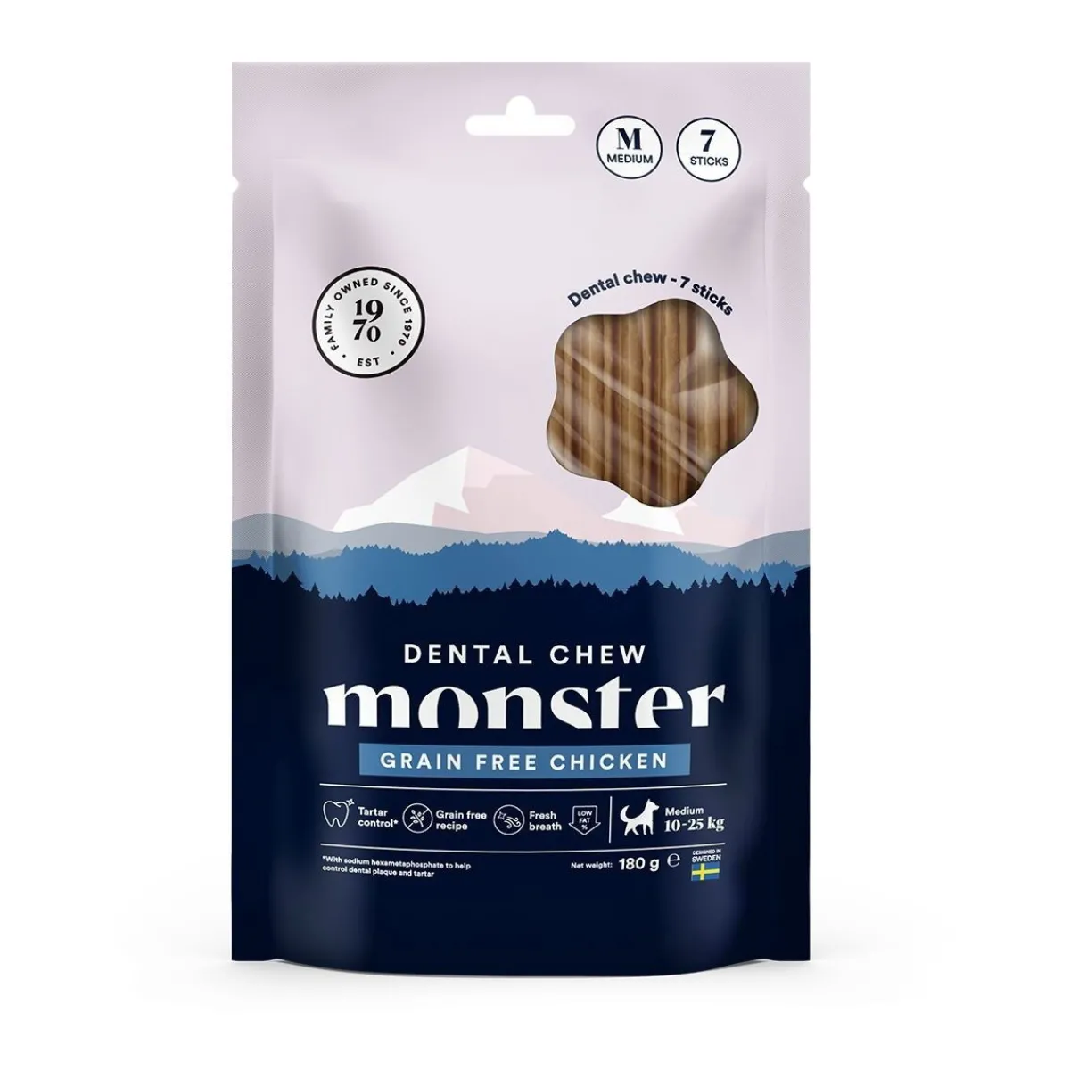 Monster Dog Dental Chew Grain Free Chicken Medium>Monster Pet Food Discount
