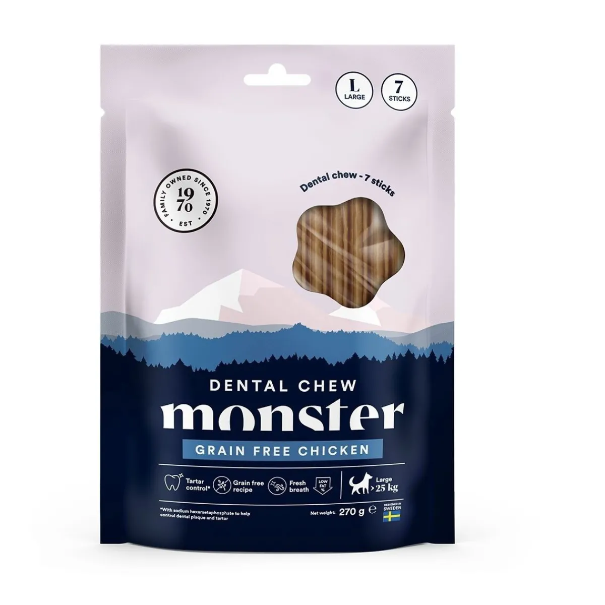 Monster Dog Dental Chew Grain Free Chicken Large>Monster Pet Food Discount
