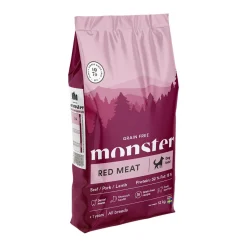 Monster Dog Grain Free Adult Red Meat>Monster Pet Food Best