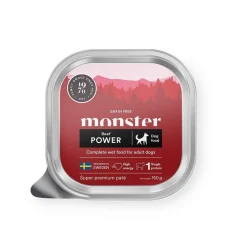 Monster Dog Power Beef Patee 150 g>Monster Pet Food Online