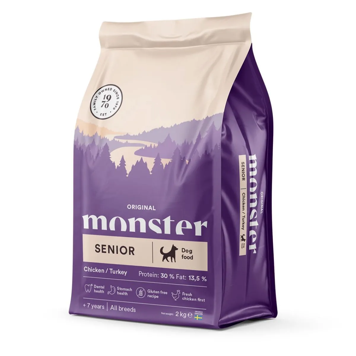 Monster Dog Senior Kana & Kalkkuna>Monster Pet Food Best