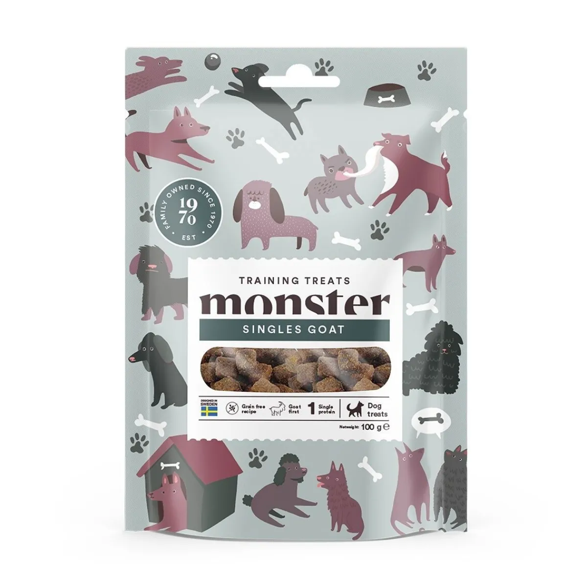 Monster Dog Training Treats vuohi 100g>Monster Pet Food Best