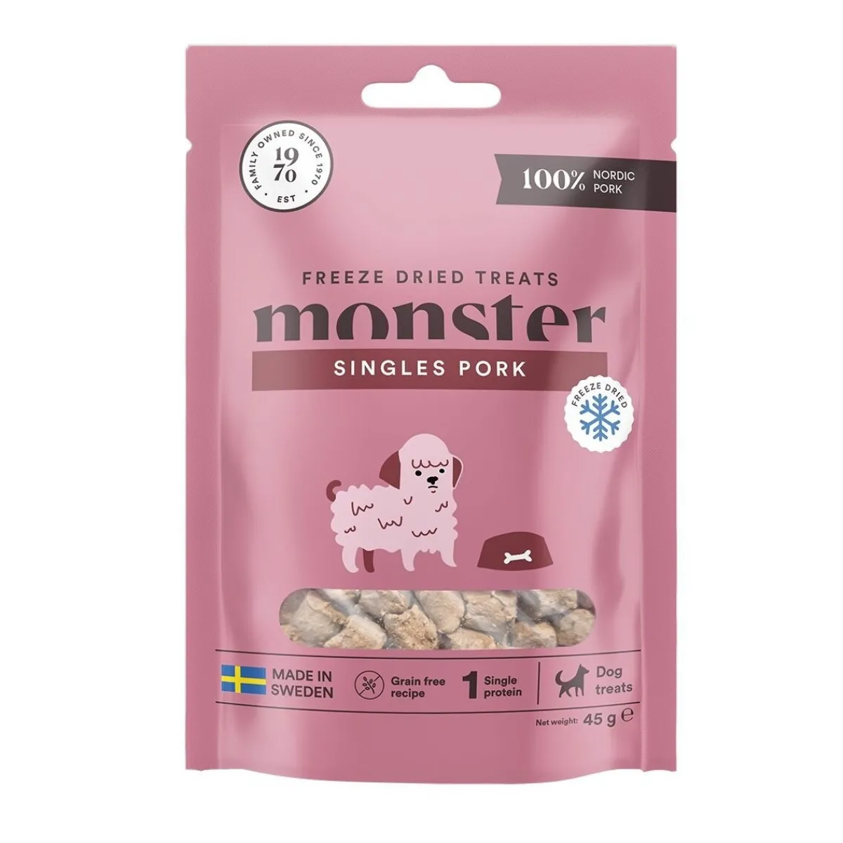 Monster pakastekuivattu possu>Monster Pet Food