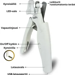 4 in 1 LED-kynsileikkuri>NailPro Online