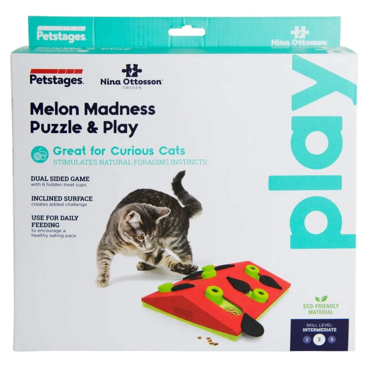 Cat Melon Madness Puzzle and Play punainen>Nina Ottosson Online