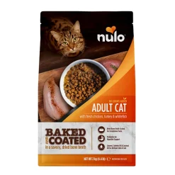 Baked & Coated Cat Adult Fresh Chicken, Turkey & Whitefish>Nulo Online