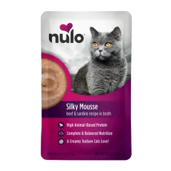 Silky Mousse Cat nauta & sardiini liemessä 79 g>Nulo Online