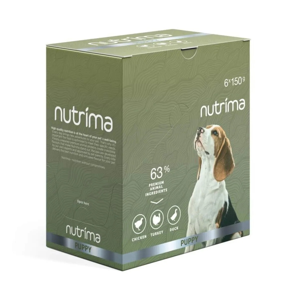 Growth Puppy märkäruoka 150g>Nutrima Hot