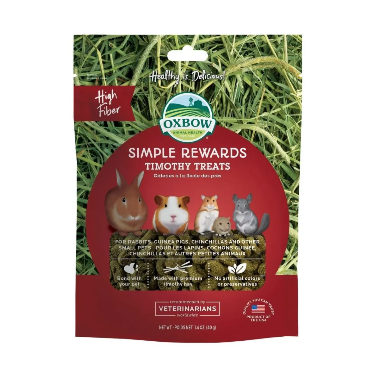 Simple Rewards timothy treats 40g>Oxbow