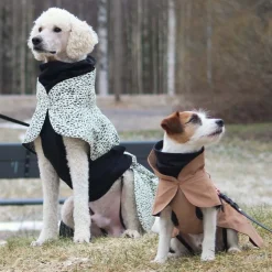 koiran sadetakki, heijastava taupe>PAIKKA New