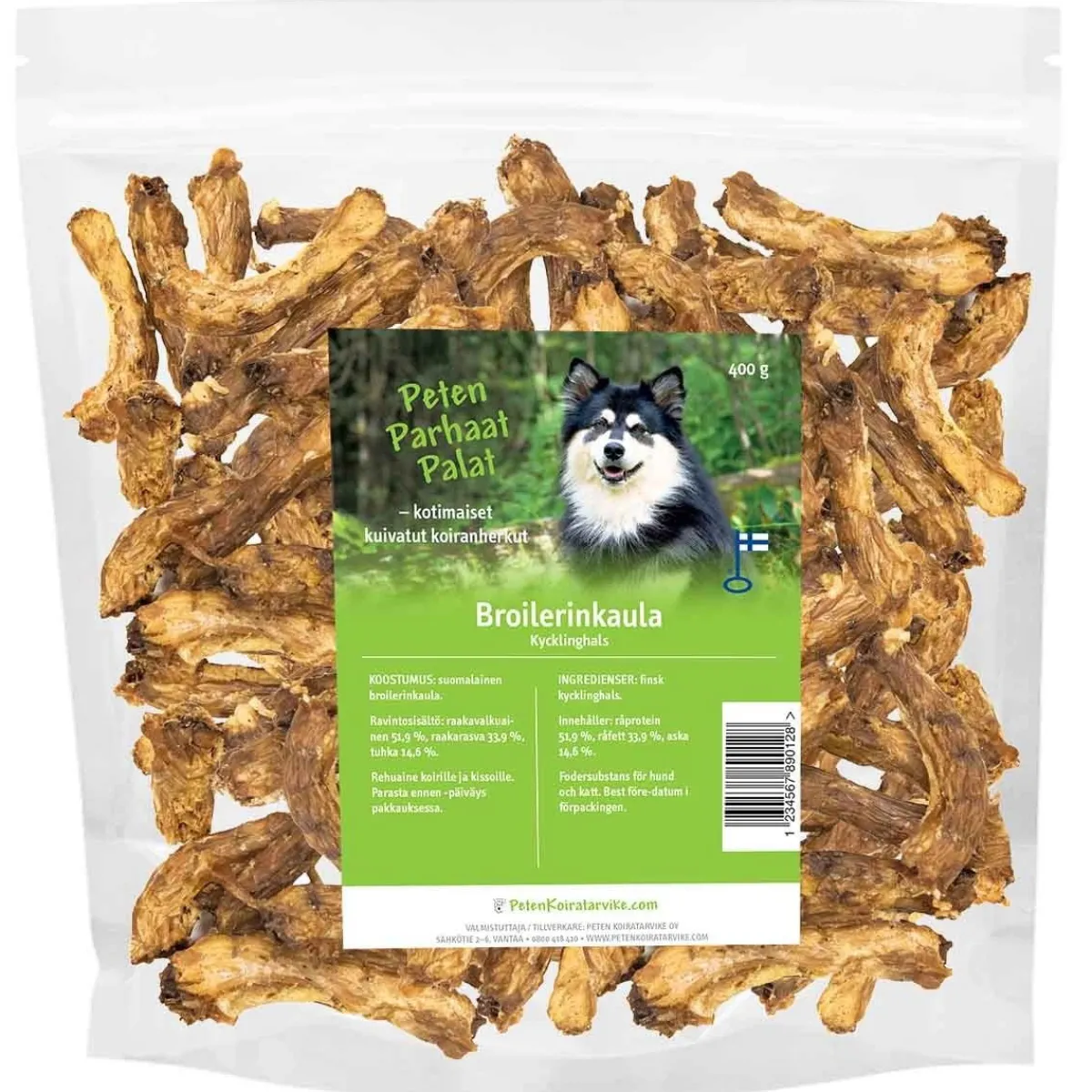 broilerinkaula 400g>Peten parhaat palat New