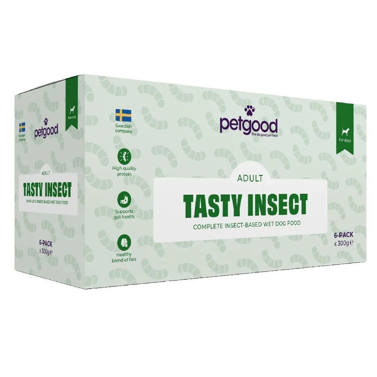 hyönteispohjainen koiran märkäruoka 6 x 300 g>Petgood Online