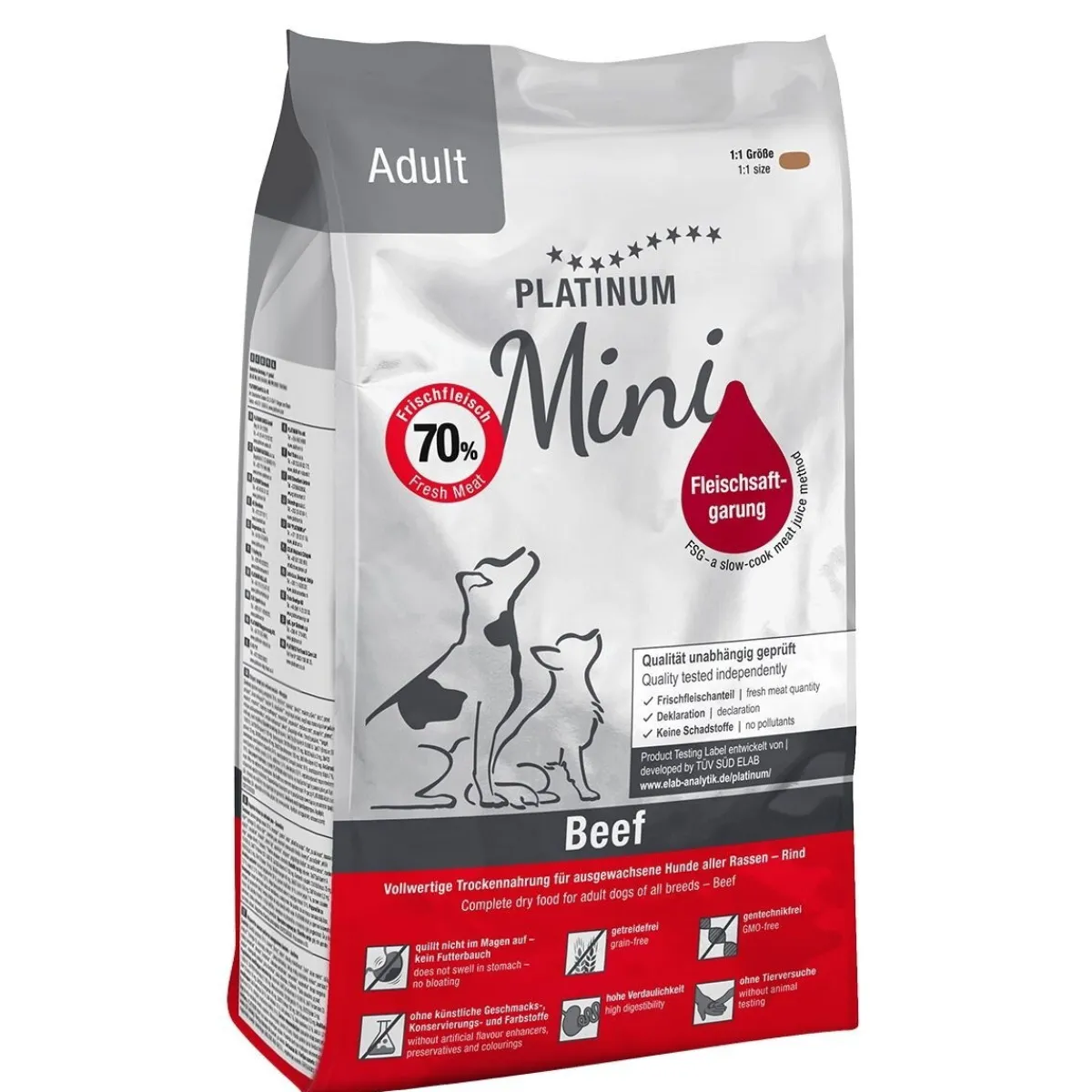Mini Adult Beef+Potato 900 g>Platinum Clearance