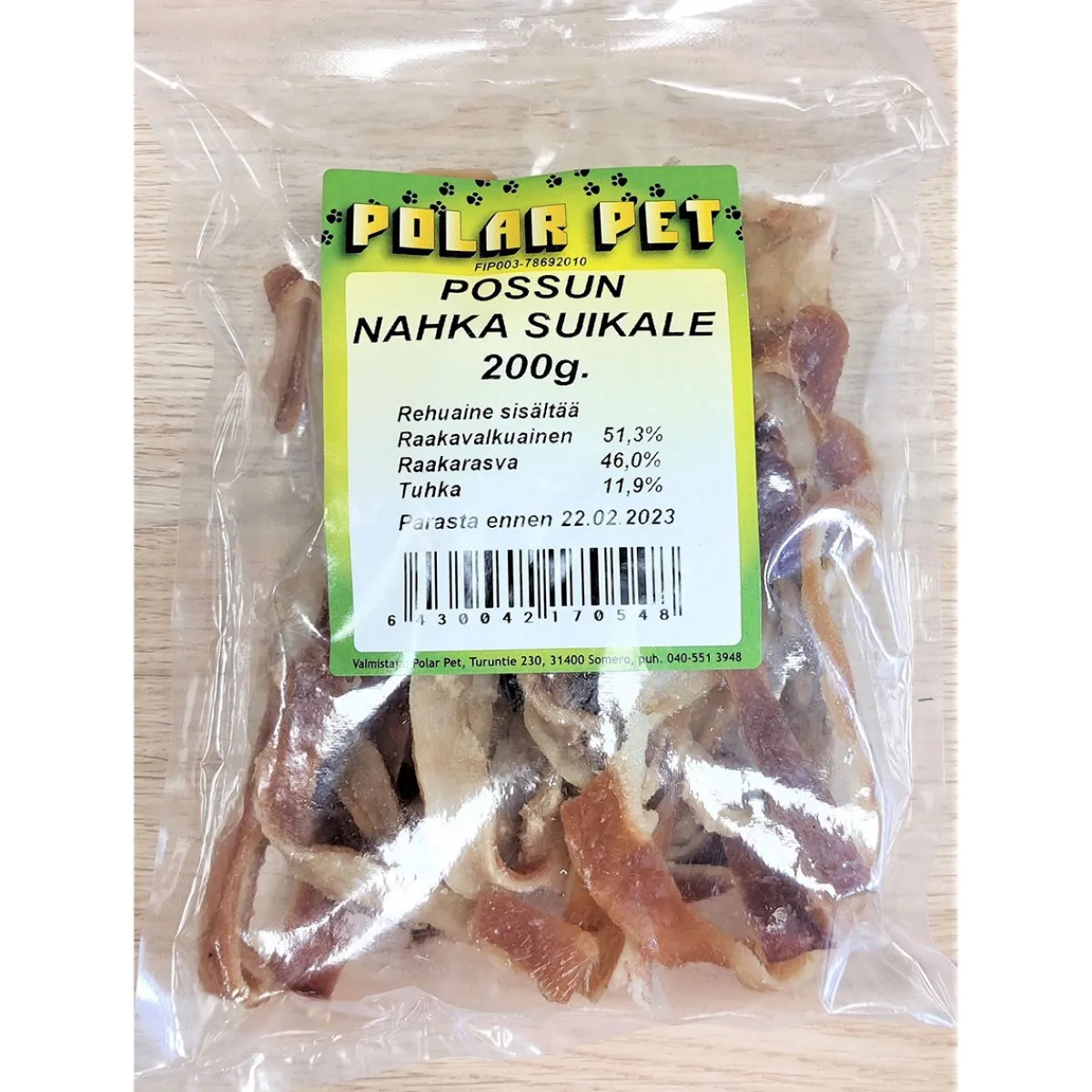 Possun nahkasuikale 200g>Polar Pet