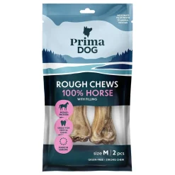 Rough Filled Chew Bone hevonen>PrimaDog Hot