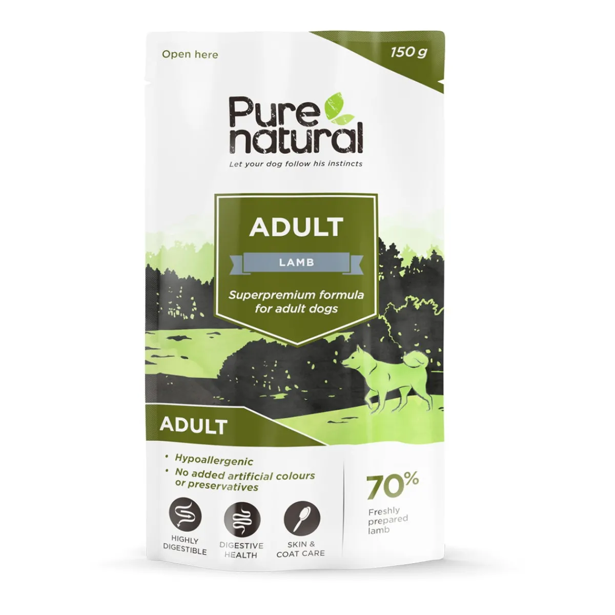 Adult lammas, 150g>Purenatural Hot