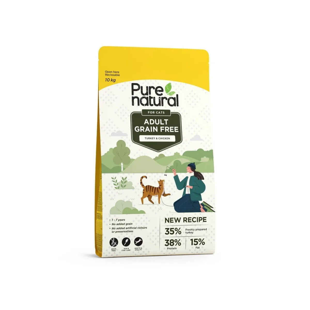 Cat Adult Grain Free Turkey & Chicken>Purenatural Sale