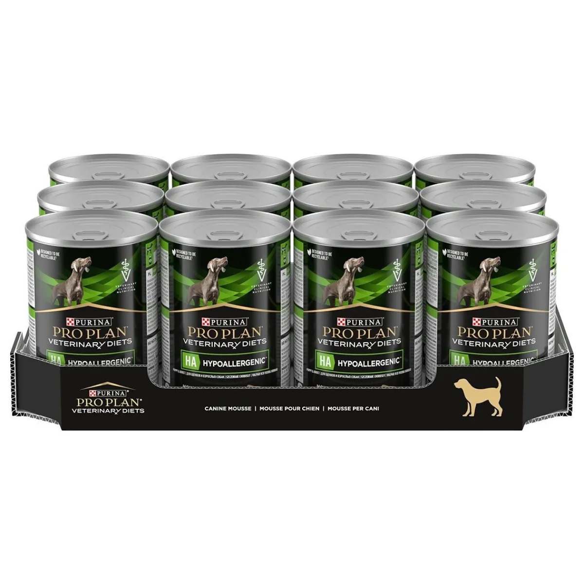 Purina Pro Plan Veterinary Diets Canine Adult HA Hypoallergenic Mousse 400 g>Purina Veterinary Diets New