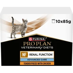 Purina Pro Plan Veterinary Diets Feline NF Renal Function Advanced Care Chicken 10x85 g>Purina Veterinary Diets Hot