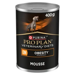 Purina Pro Plan Veterinary Diets Canine Adult OM Obesity Management Mousse 400g>Purina Veterinary Diets New