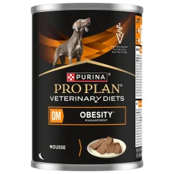 Purina Pro Plan Veterinary Diets Canine Adult OM Obesity Management Mousse 400g>Purina Veterinary Diets New