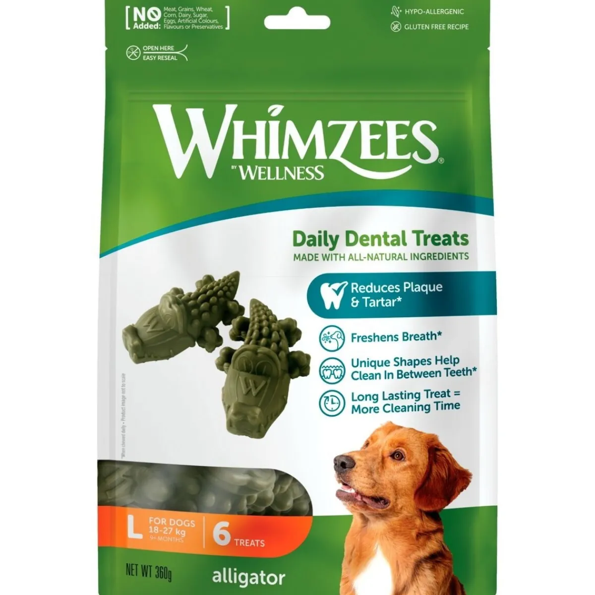 Purukrokotiili , L>Whimzees Discount