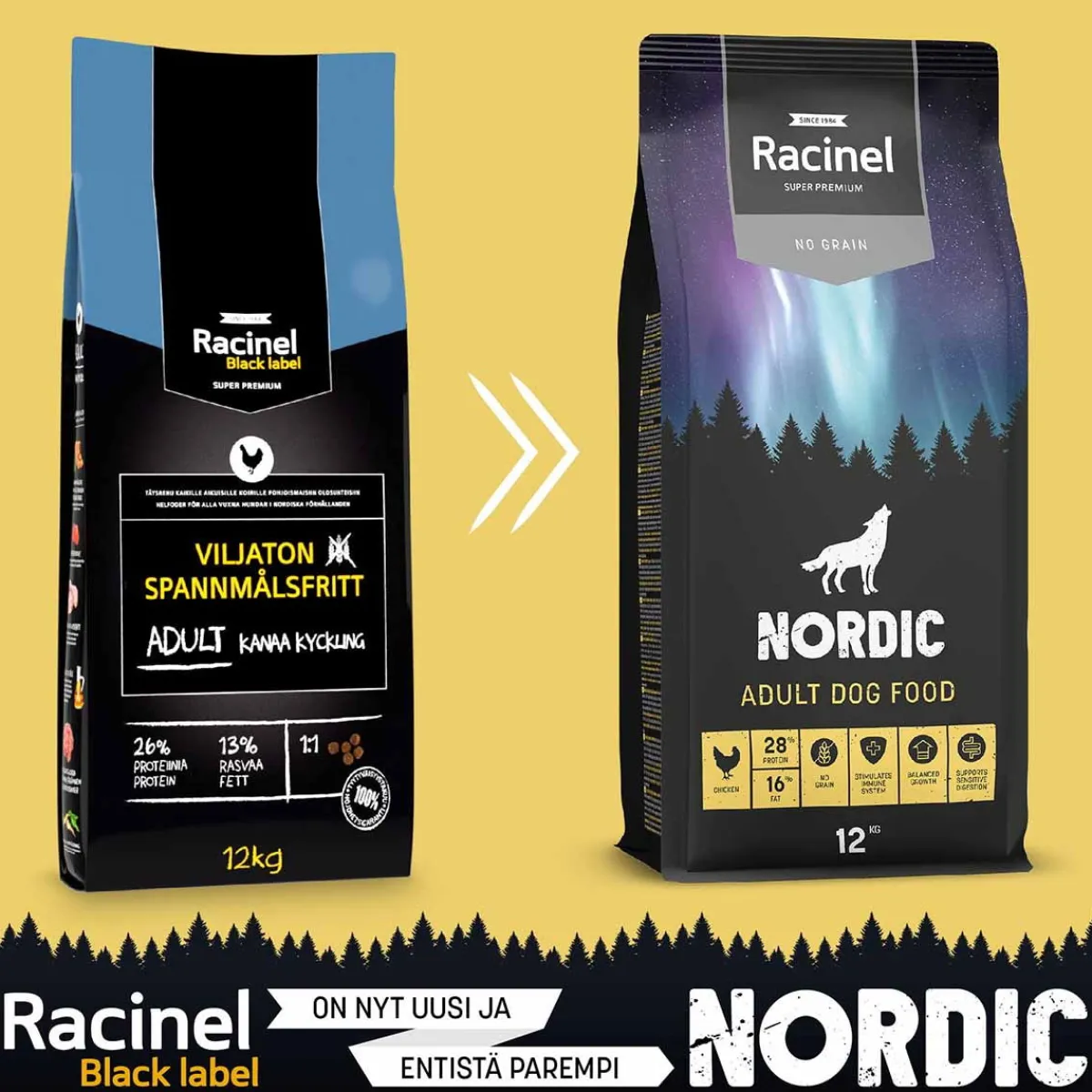 Nordic Adult Chicken 12kg>Racinel