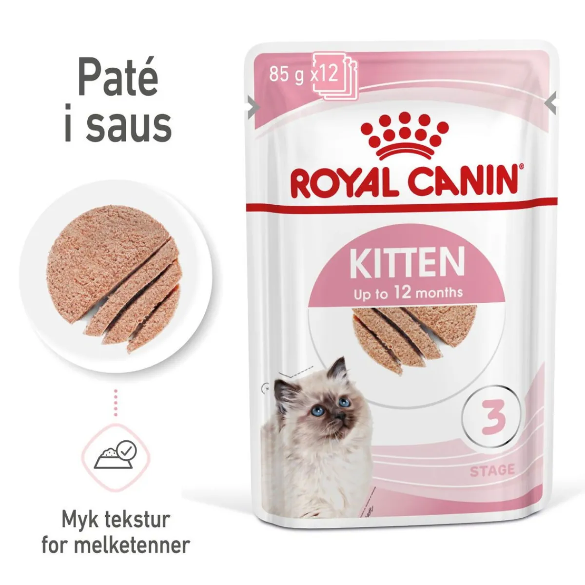 Kitten Loaf 85g, 48-pack>Royal Canin Sale