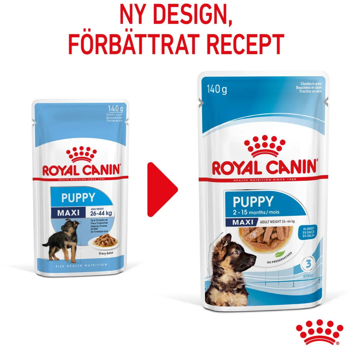 Maxi Puppy 40x140 g>Royal Canin Discount
