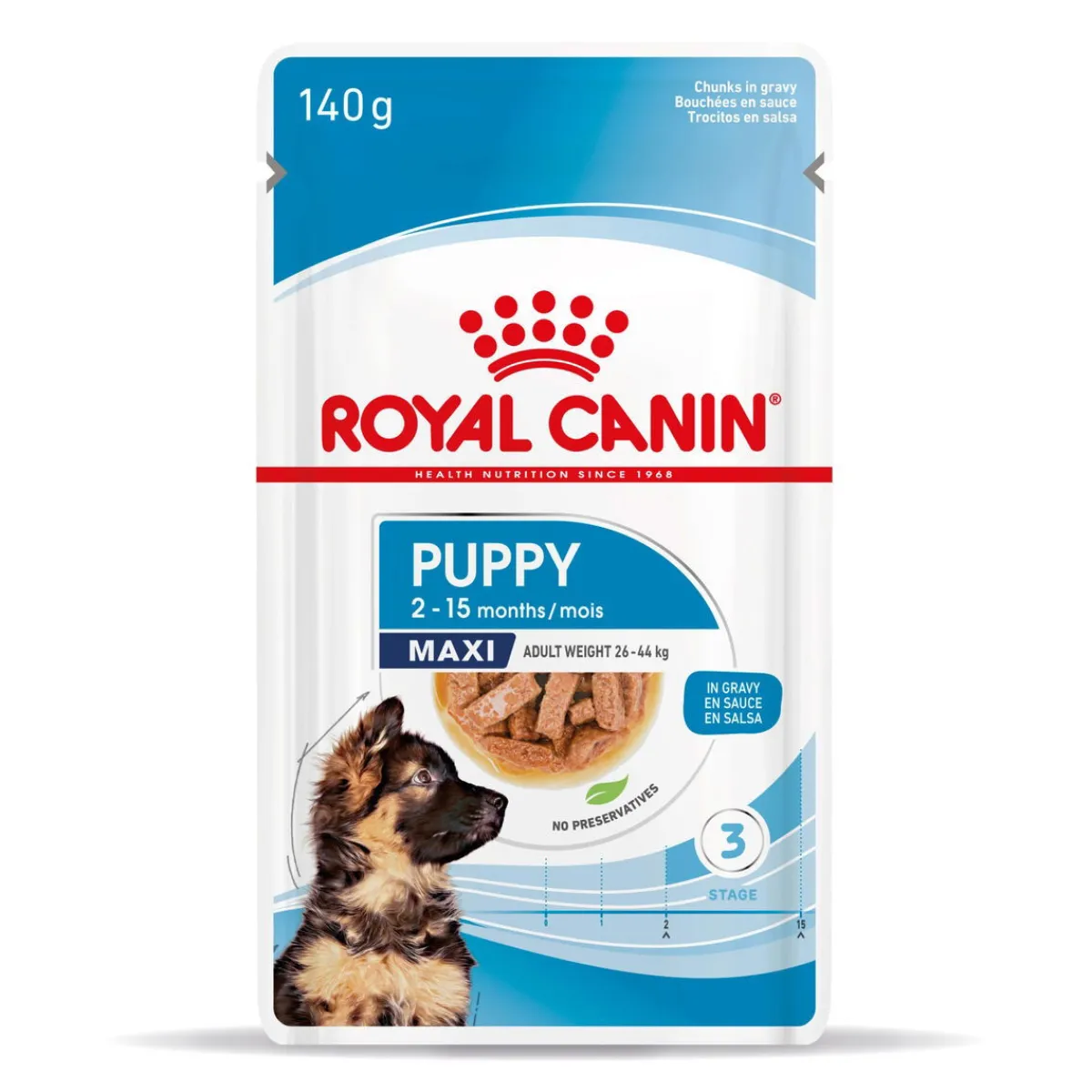 Maxi Puppy 40x140 g>Royal Canin Discount