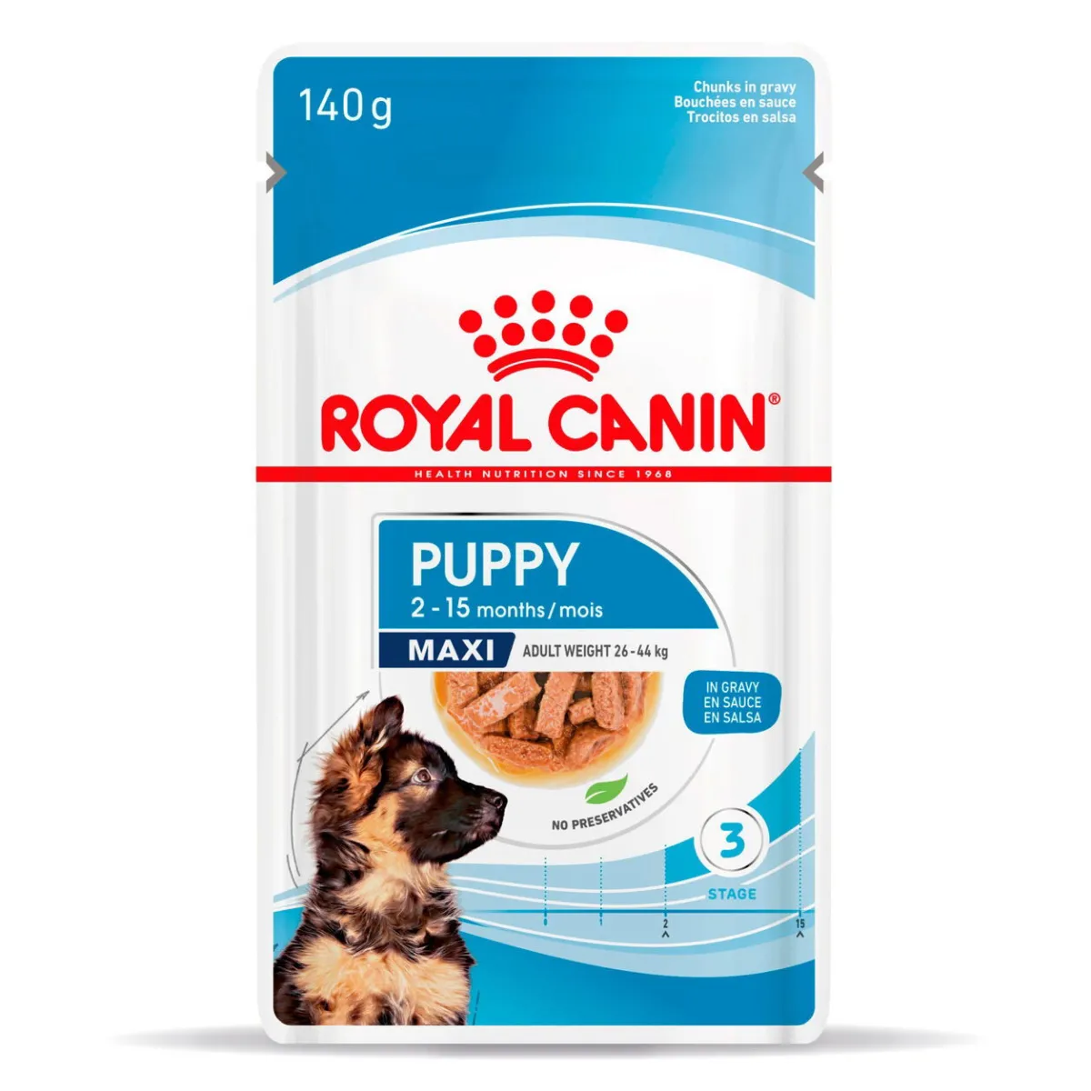 Maxi Puppy 40x140 g>Royal Canin Discount
