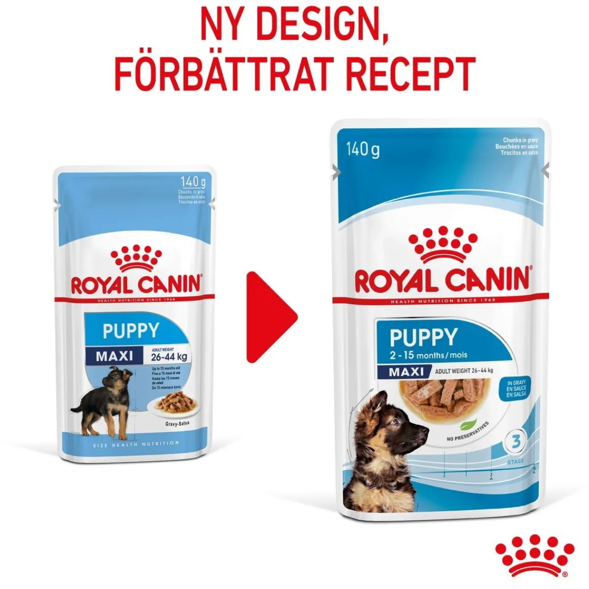 Maxi Puppy 40x140 g>Royal Canin Discount