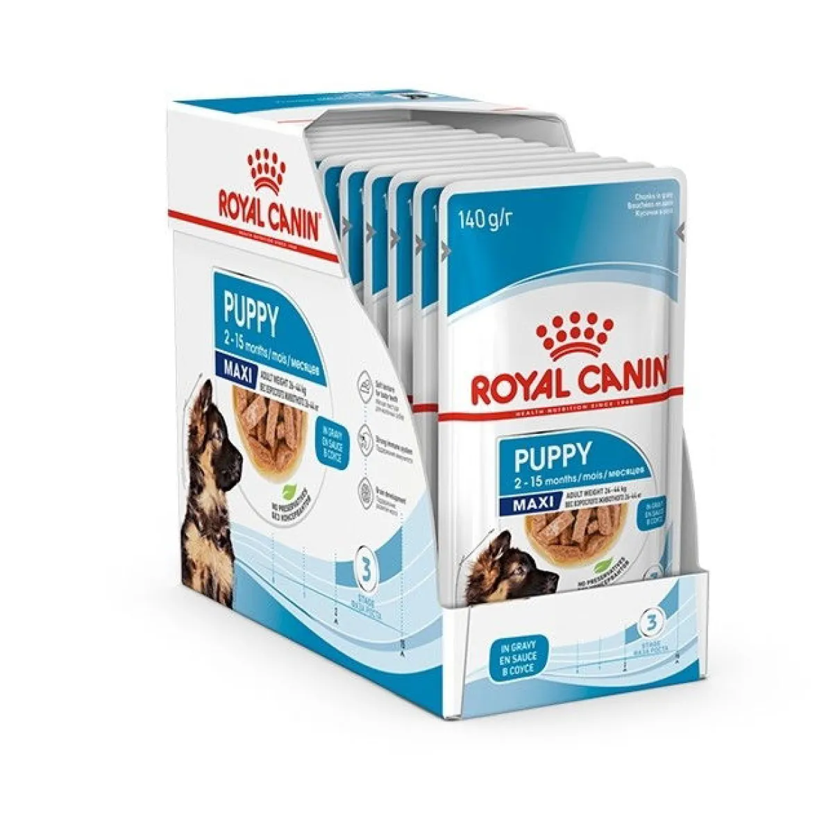 Maxi Puppy 40x140 g>Royal Canin Discount