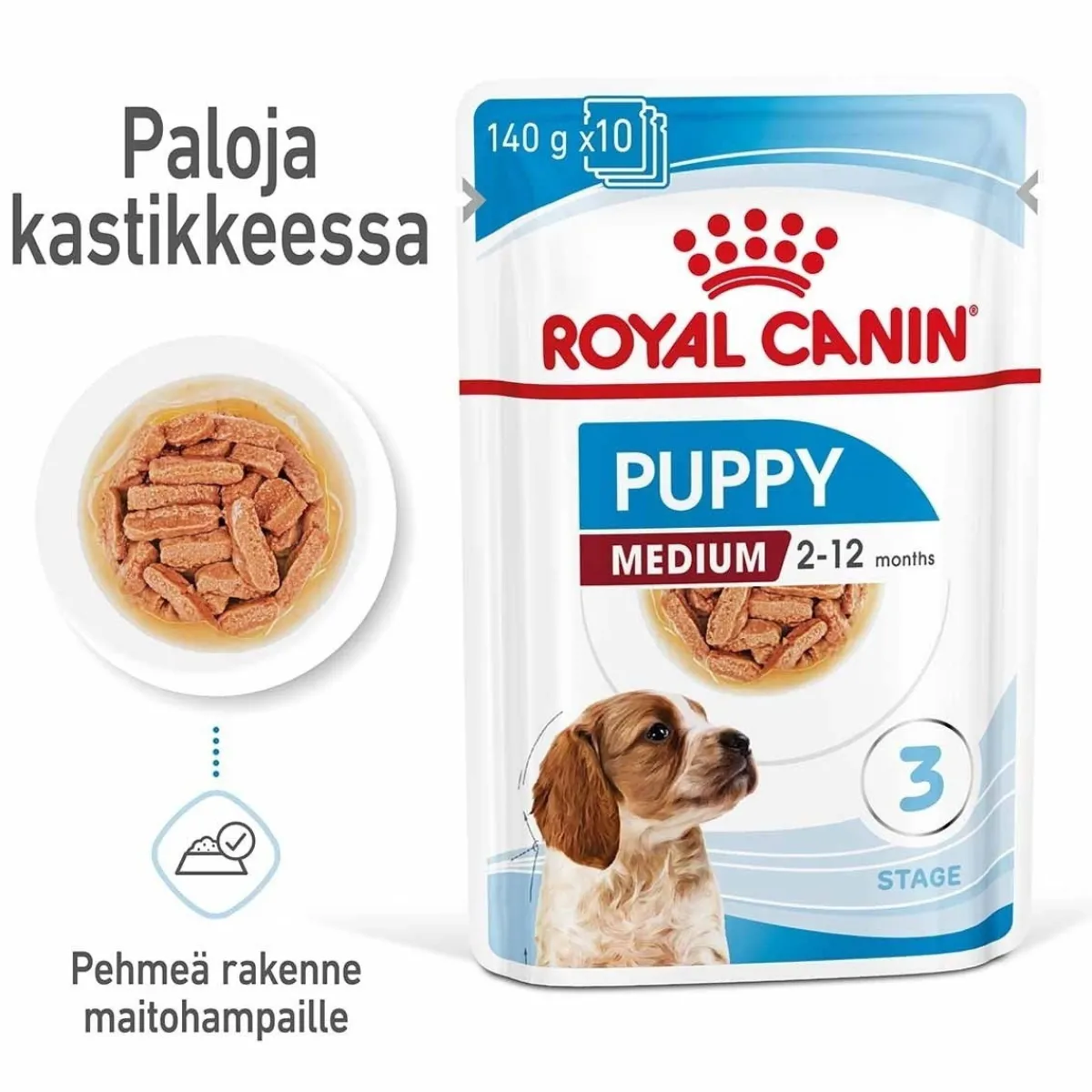 Medium Puppy Wet 10x140g>Royal Canin Outlet