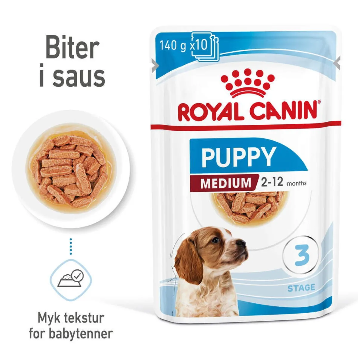 Medium Puppy 40x140 g>Royal Canin Sale