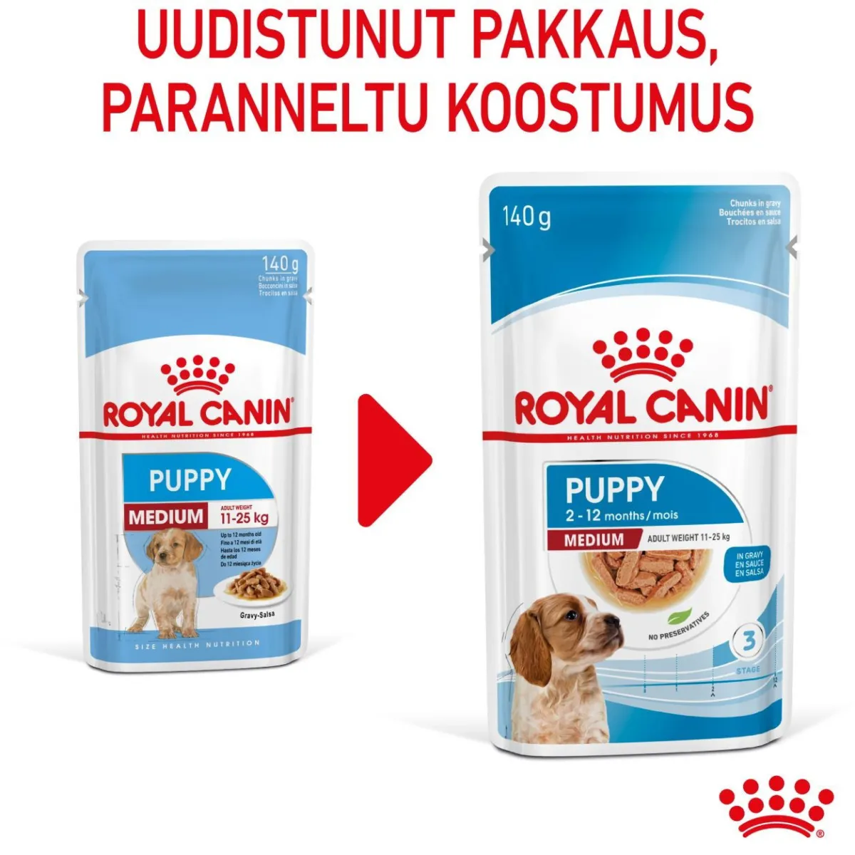 Medium Puppy 40x140 g>Royal Canin Sale
