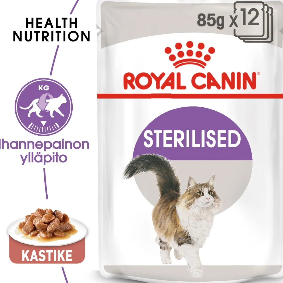 Sterilised Gravy, 12x85g>Royal Canin Hot